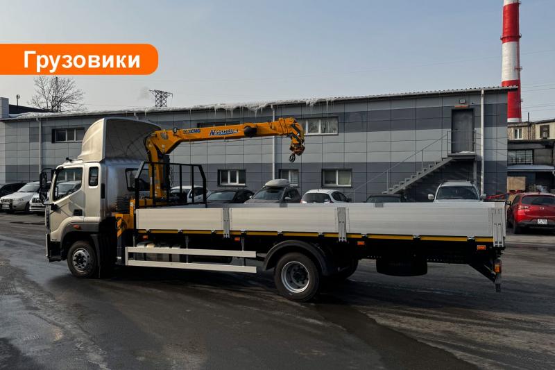 Нужен очень длинный борт? Бортовой грузовик Foton EST M12 с КМУ